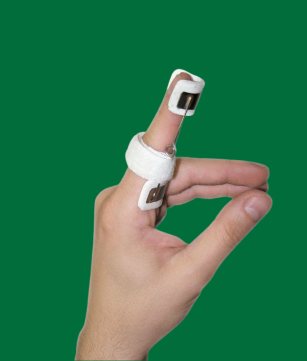 Orteza de deget pentru recuperarea extensiei, cu arc 1 Orteza de deget pentru recuperarea extensiei, cu arc