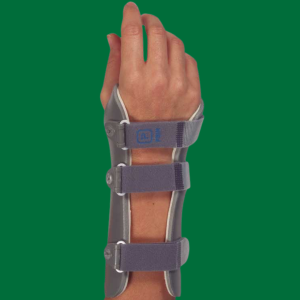 Orteză de încheietura mâinii-mână din material plastic, fixă
