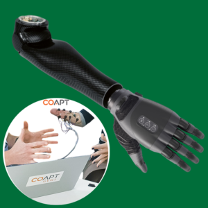 Proteză de braț, recunoașterea mișcărilor, rotator, cot electric, Taska, Fillauer, Coapt