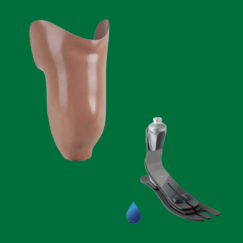 Proteză de gambă modulară rezistentă la apă: liner, shuttle lock, picior protetic Taleo 1 Proteza de gamba modulara rezistenta la apa liner shuttle lock picior protetic Taleo